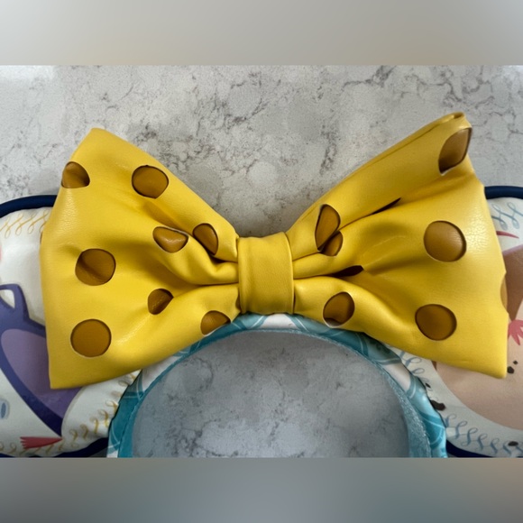Disney/Pixar Ratatouille Mouse Ears Headband with Swiss Cheese Bow - Picture 4 of 12